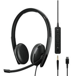 ADAPT 165T USB II, USB-C e Jack 3,5 mm, Cuffia stereo con microfono,  certificata Microsof