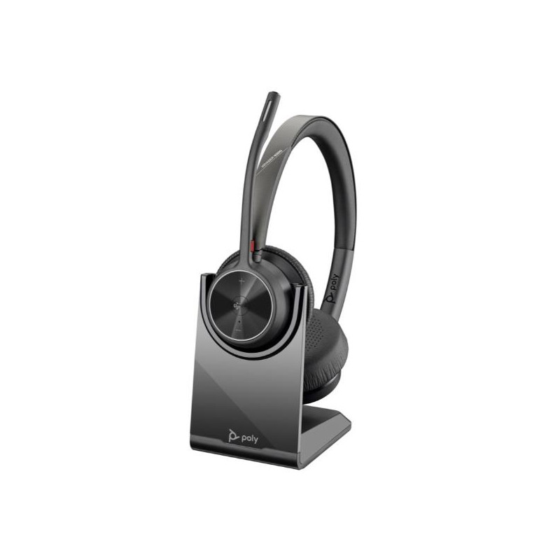 Cuffie HP Poly Voyager 4320 MS Headset + BT700 dongle + Charging Stand (77Z00AA)