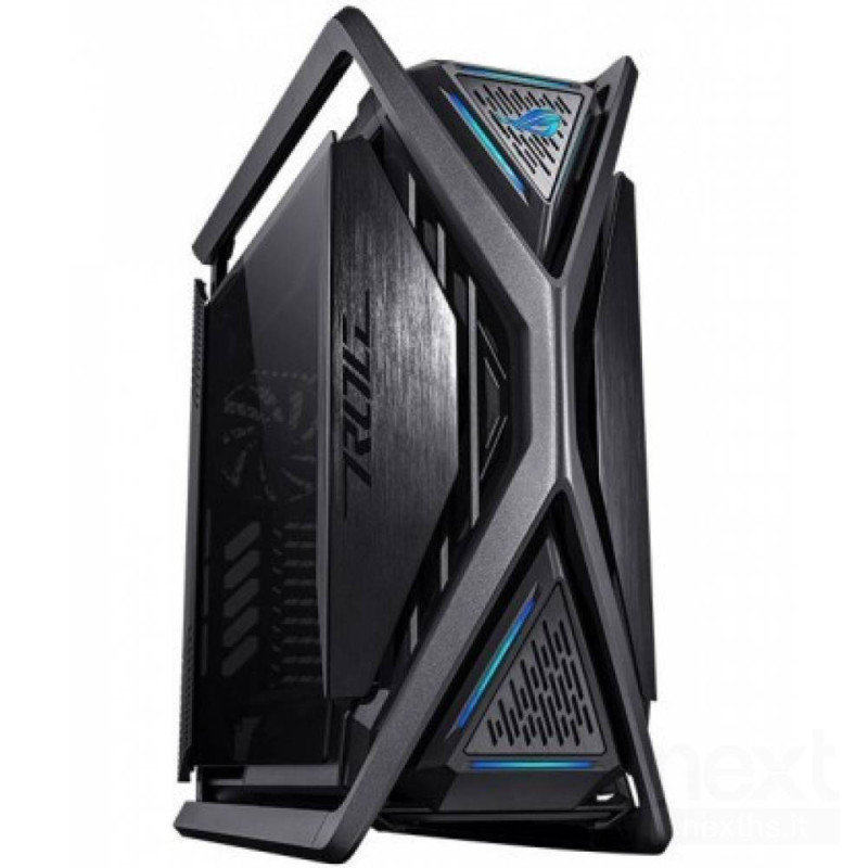 ASUS ROG Hyperion è un case bfull-tower/b nero con illuminazione ARGB Aura Sync. Supporta schede madri E-ATX e offre ampio spazi