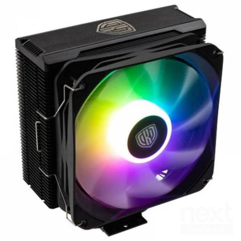 Kolink Umbra EX180 ARGB è un bdissipatore per CPU/b ad aria con bventola da 120 mm/b e illuminazione bARGB/b, ideale per process