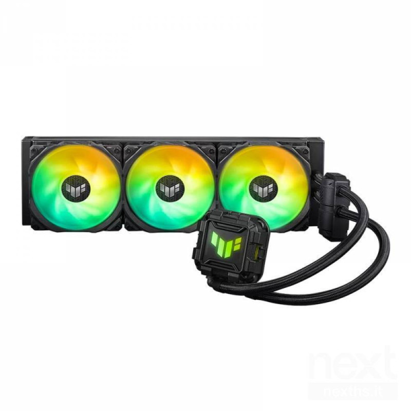Asus TUF Gaming LC II 360 e' un dissipatore a liquido per processore con radiatore da 360mm bARGB Splitter Cable incluso/b