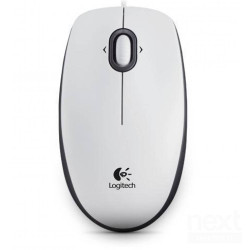 Logitech B100 Mouse ottico 800DPI USB Bianco