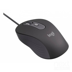 Logitech Signature Wired M520 for Business è un mouse bcablato/b ambidestro con sensore ottico da 4000 DPI, ideale per l'buffici