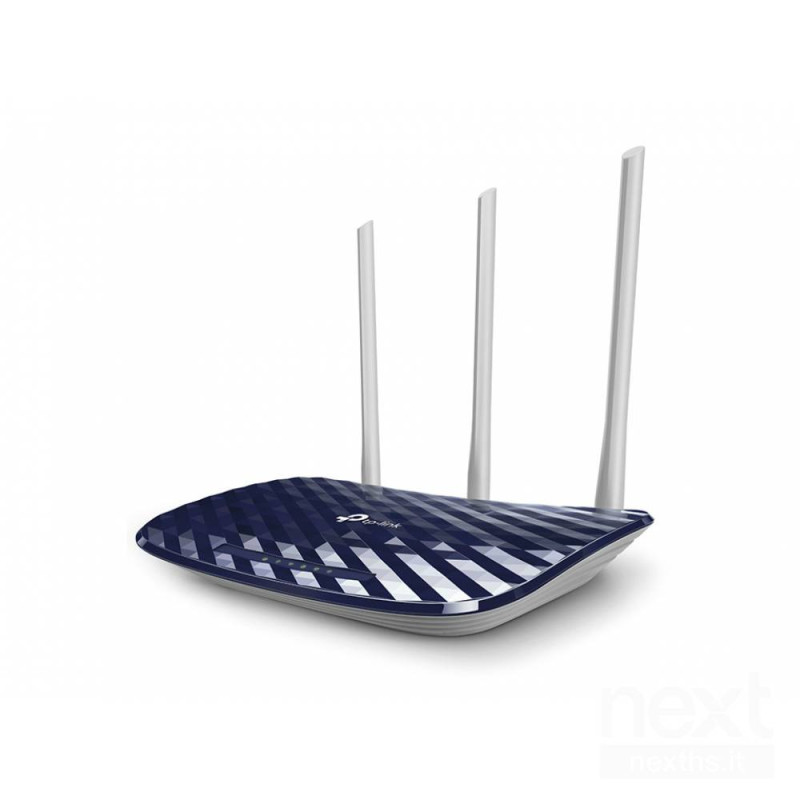 TP-Link Archer C20 Router Wireless AC 750Mbps Dual-Band Bianco e Nero