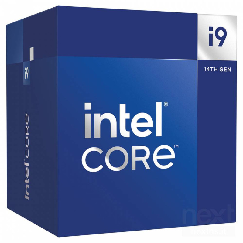 Intel Core i9-14900F e' un processore con una frequenza massima di 5.8GHz, 36MB di cache e socket 1700. Versione Box. bDissipato