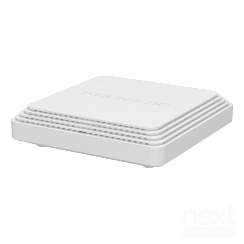 Keenetic Orbiter 6 supporta Power over Ethernet (PoE) ed è ideale per estendere la copertura bWi-Fi/b. Offre velocità fino a 300