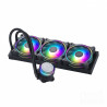 Cooler Master MasterLiquid ML360 Illusion ARGB e' un dissipatore a liquido ARGB con una radiatore da 360mm. bCompatibile con Soc