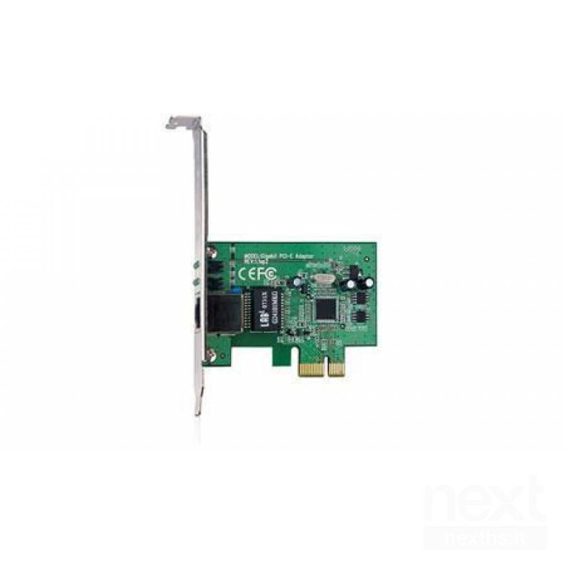 La scheda di rete TP-LINK TG-3468 è un adattatore Gigabit Ethernet 10/100/1000Mbps altamente integrato ed economico con bus PCIe