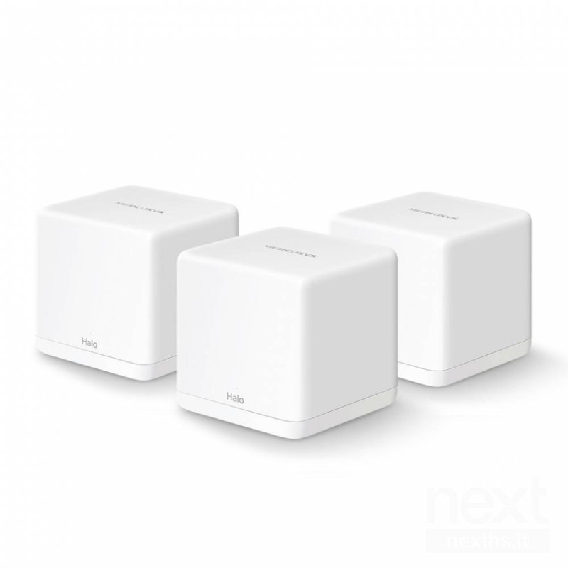 Mercusys Halo H30G offre una copertura bWi-Fi mesh/b fino a 260 m², ideale per connettere fino a 100 dispositivi. Garantisce un