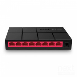 Mercusys MS108G espande la tua rete con 8 porte bGigabit Ethernet/b, offrendo velocità elevate e installazione bplug and play/b.