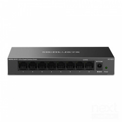 Mercusys MS108GS è uno bswitch/b con 8 porte Gigabit, ideale per desktop o parete. Offre un case in metallo per dissipazione ter