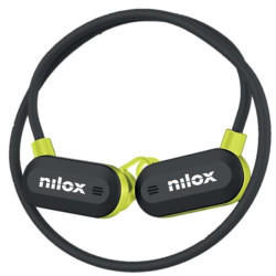 NILOX - Auricolari Sportivi wireless con funzione Cancellazione del rumore ambientale, tec
