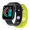 NILOX - Smartwatch sportivo, 2 cinturini in confezione,  pi di 100 diverse tipologie di