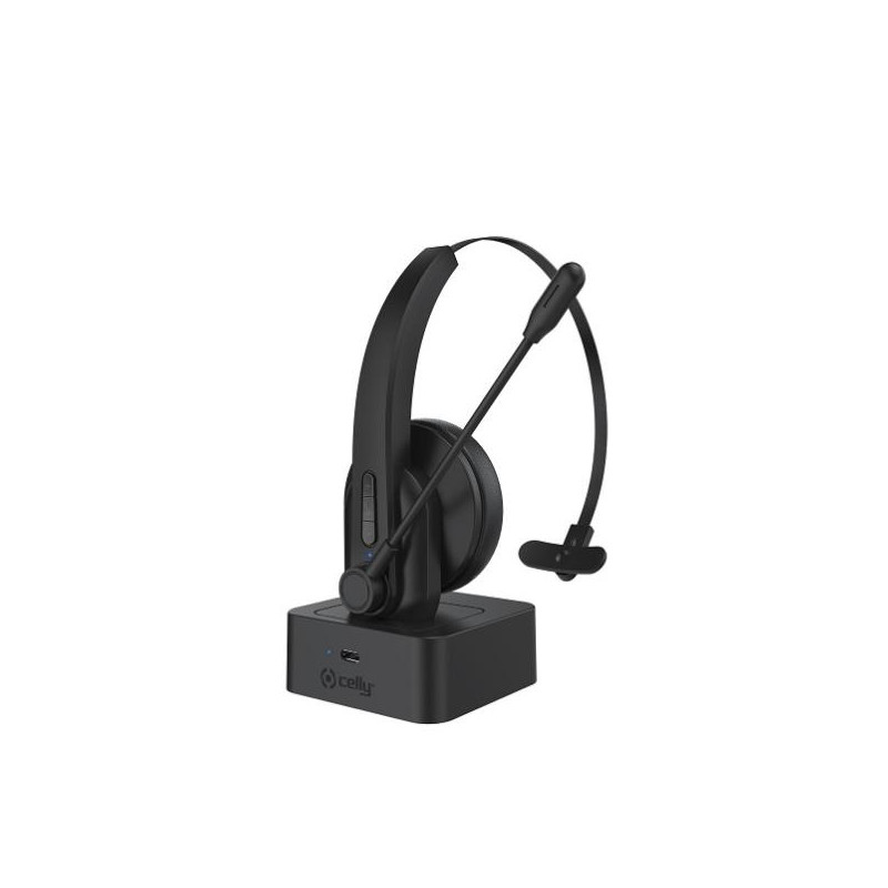 SWHEADSETMONO - Mono Wireless Headphones SMARTWORKING (SWHEADSETMONOBK)