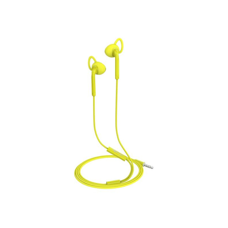 UP400ACT - Auricolare a filo stereo con jack 3,5mm a goccia, remote control e microfono in