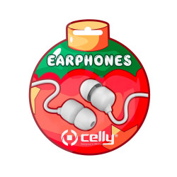 XMASEARBALL - Auricolare a filo stereo IN-EAR con jack 3,5 mm, cavo piatti anti groviglio,