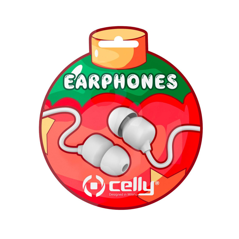 XMASEARBALL - Auricolare a filo stereo IN-EAR con jack 3,5 mm, cavo piatti anti groviglio,
