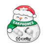 XMASEARSNOW - Auricolare a filo stereo IN-EAR con jack 3,5 mm, cavo piatti anti groviglio,