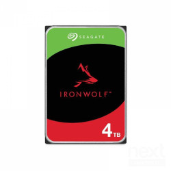 Seagate IronWolf ST4000VN006. Dimensione hard disk: 3.5", Capacità hard disk: 4 TB, Velocità di rotazione hard disk: 5400 Giri/m