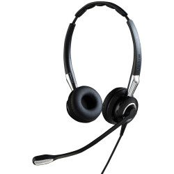 Jabra BIZ 2400 II Auricolare Cablato A Padiglione Ufficio Nero, Argento
