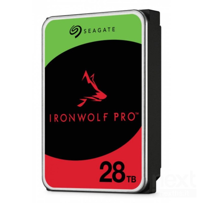 Seagate IronWolf Pro ST28000NT000 è un bhard disk interno/b da b28 TB/b per bNAS/b, ideale per bprestazioni/b e baffidabilità 24