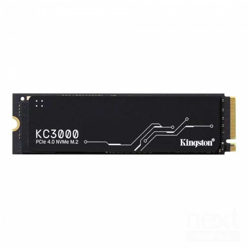 Kingston KC3000 e' un SSD da 4TB con connettore M.2 NVMe e una velocita' di lettura di 7000MB/s