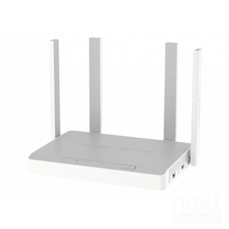 Keenetic Titan offre bWi-Fi 6/b mesh multi-gigabit, porte USB 3.0 e 2.0, e CPU dual-core per performance superiori. Ideale per s