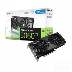 PNY GeForce RTX 5060 Ti OC offre bprestazioni elevate/b con 16 GB di bmemoria GDDR7/b, ideale per gaming e creazione. Compatibil