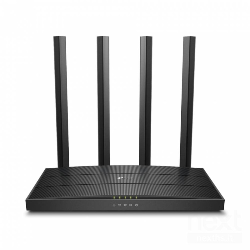 TP-Link Archer C6 supporta Wi-Fi Dual-Band AC1200, fino a 300Mbps in 2.4Ghz e 867Mbps in 5GHz.