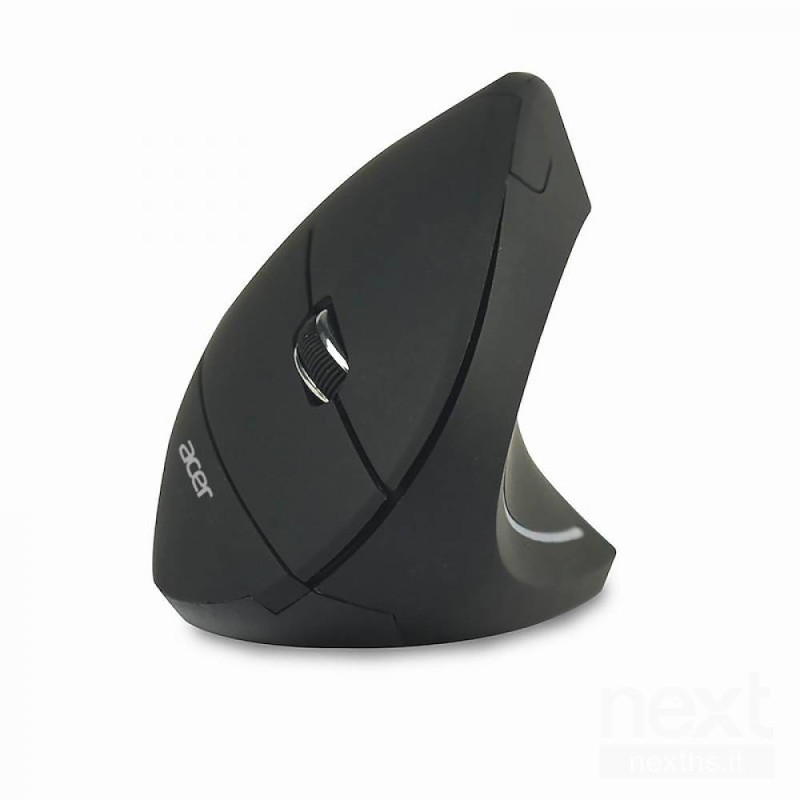 Acer Mouse Verticale è un bmouse ergonomico/b wireless con 6 pulsanti e risoluzione 1600 DPI per un utilizzo confortevole e bsen