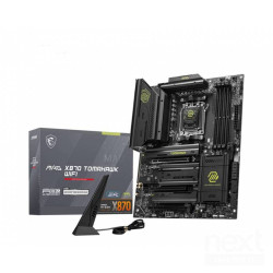 Msi Mag X870e Tomahawk Wi-Fi è una scheda madre ATX con chipset AMD X870E e Socket AM5. Offre connettività Wi-Fi 7 e LAN 5 Gigab