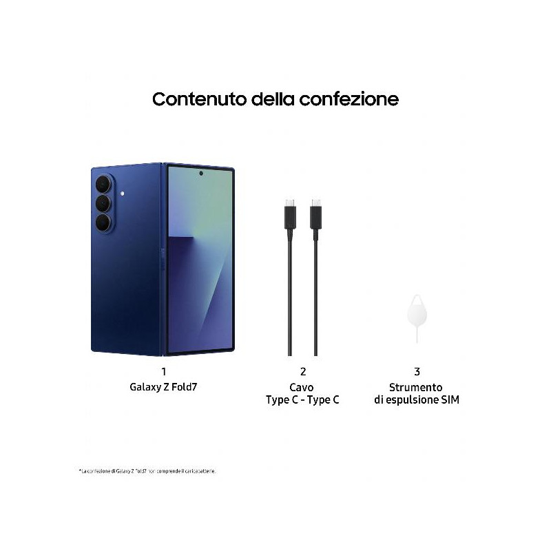 SAMSUNG ZFOLD7 5G BLUE SHA.16GB/1TBSM-F966BDBNEUE - SM-F966BDBNEUE (SM-F966BDBNEUE)