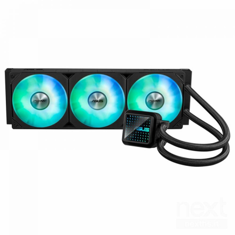 Asus Prime LC 360 ARGB e' un dissipatore a liquido con una radiatore da 360mm.