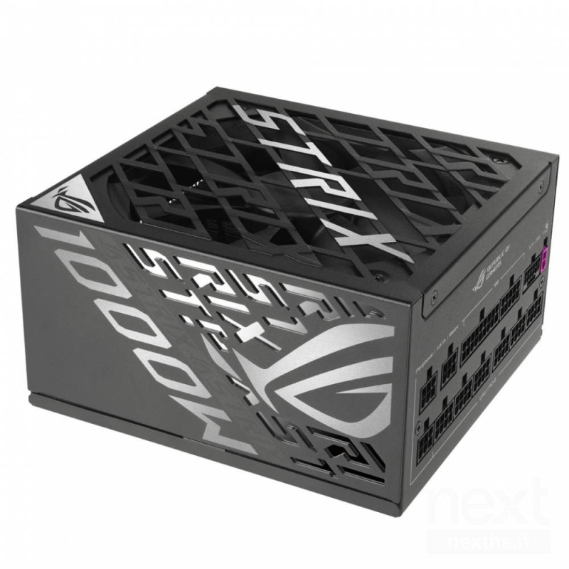 bASUS ROG STRIX 1000P/b è un alimentatore bgaming/b di fascia alta con certificazione b80 PLUS Platinum/b Design modulare e vent