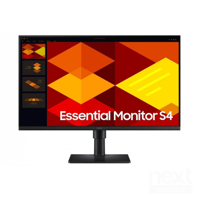 Samsung S40GD è un bmonitor LED/b da 27 pollici con risoluzione bFull HD/b, pannello bIPS/b, frequenza b100 Hz/b, baltoparlanti