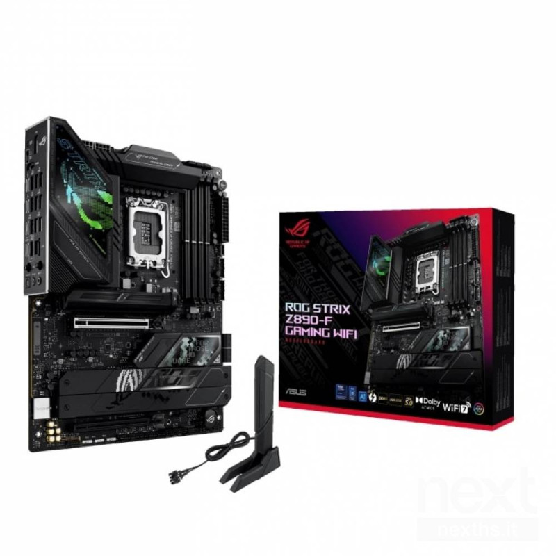 ASUS ROG Strix Z890-F Gaming WIFI supporta processori Intel Core Ultra, eccellente connettività bWi-Fi 7/b e slot M.2 per ampia