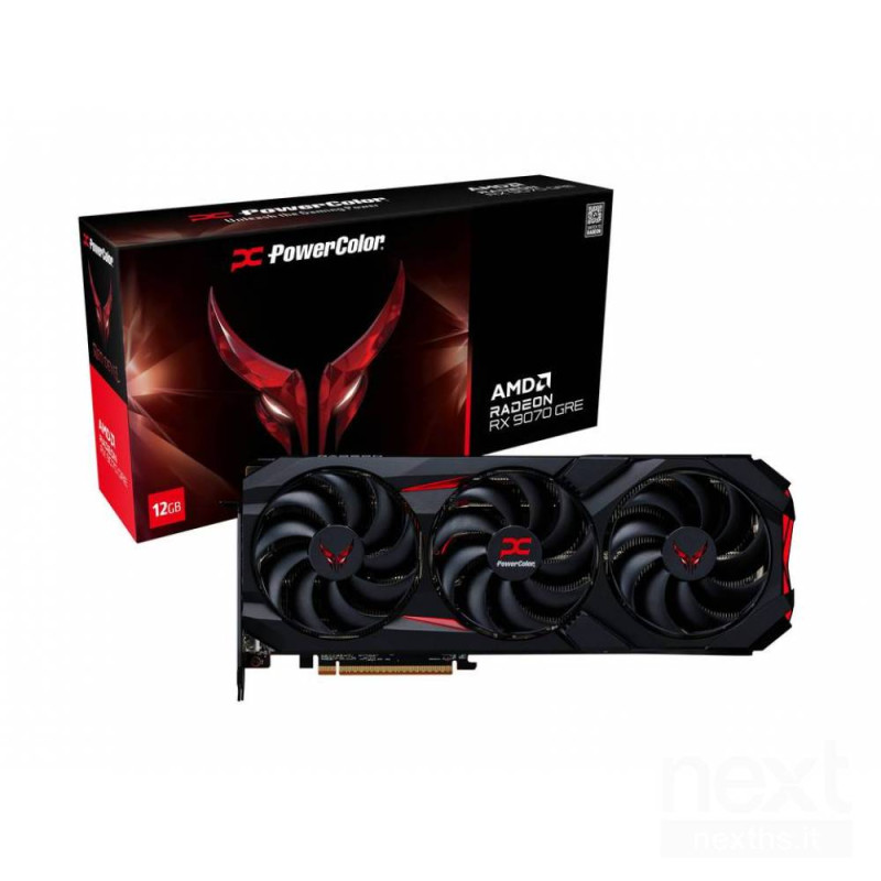 PowerColor Red Devil Radeon RX 9070 GRE è una bscheda grafica gaming/b di ultima generazione con b12GB GDDR6/b. Offre prestazion