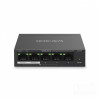 Mercusys MS105GP offre 5 porte Gigabit Ethernet e 4 porte bPoE+/b per connessioni di rete ad alta velocità. Supporta modalità Ex