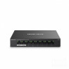 Mercusys MS108GP è uno switch desktop bGigabit/b a 8 porte con bPoE+/b, ideale per alimentare dispositivi tramite cavo Ethernet.