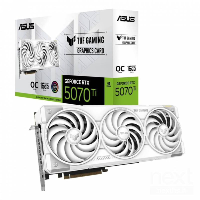ASUS TUF Gaming RTX 5070 Ti White OC