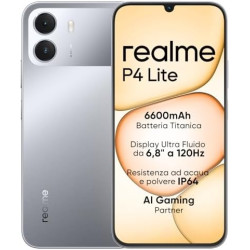 Realme P4 Lite 4+128GB 4G Titan Grey Smartphone