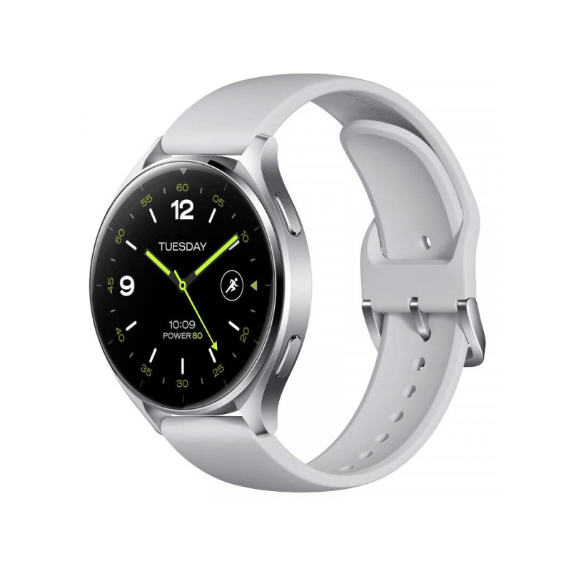 Xiaomi Watch 2 Silver Case With Gray TPU Strap Smartwatch