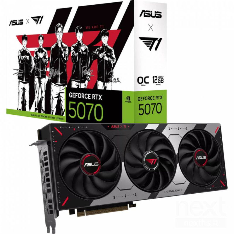 ASUS T1 GeForce RTX 5070 OC Edition Scheda Grafica