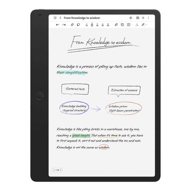 TCL TAB A1 Note NXTPaper 8+256GB Wifi Grey Tablet