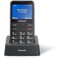 Panasonic KXTU155EXBN Senior Phone Black Smartphone