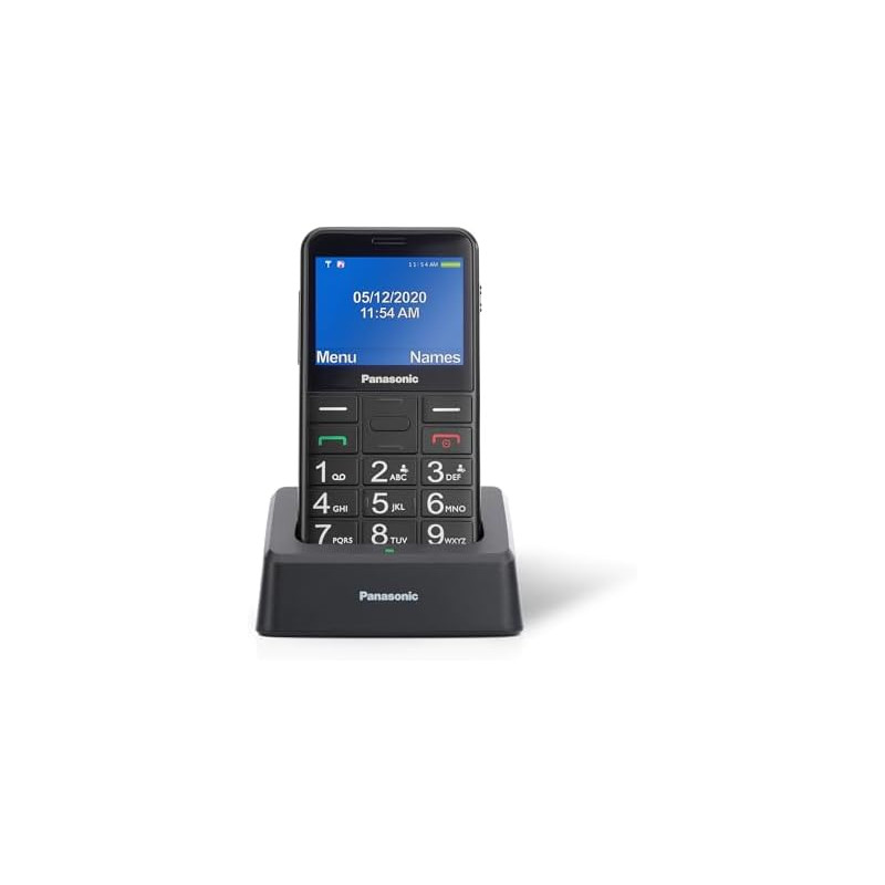 Panasonic KXTU155EXBN Senior Phone Black Smartphone