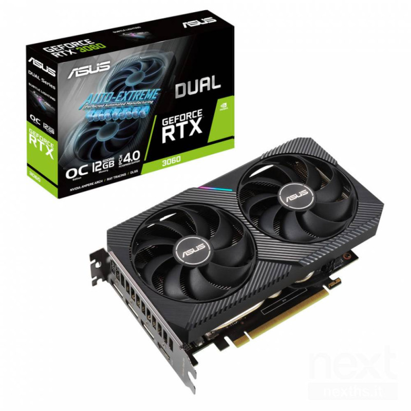 Asus GeForce Dual RTX 3060 OC Scheda Grafica