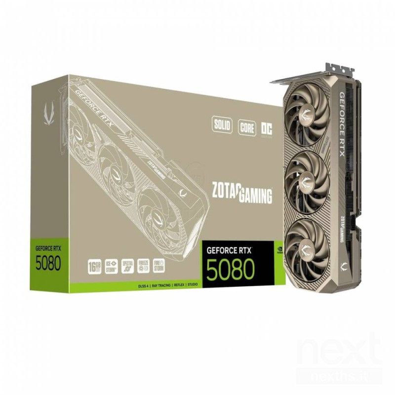 Zotac GeForce RTX 5080 SOLID CORE OC 20 Years Limited Scheda Grafica