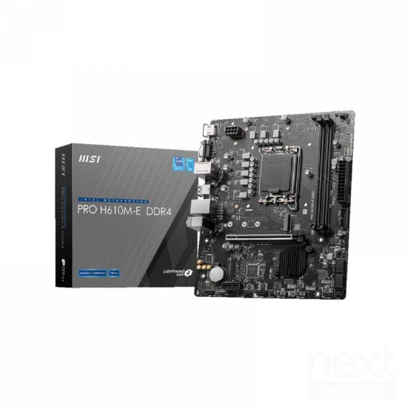 MSI H610M-E Pro DDR4 Processore