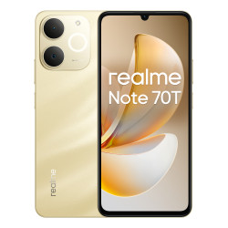 Realme Note 70T 4+128GB Beach Gold Smartphone